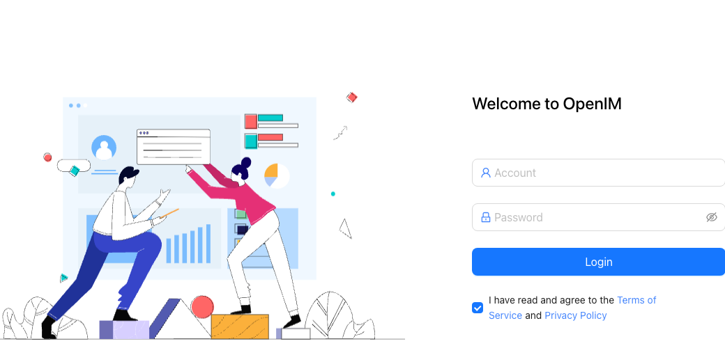 管理后台登录页